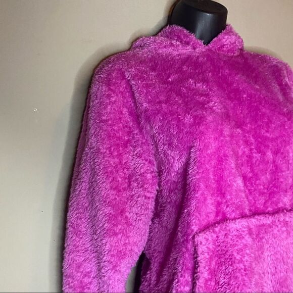 Huggie Pets Hoodie Girls Fuzzy Purple Pullover Sweater - Picture 6 of 12